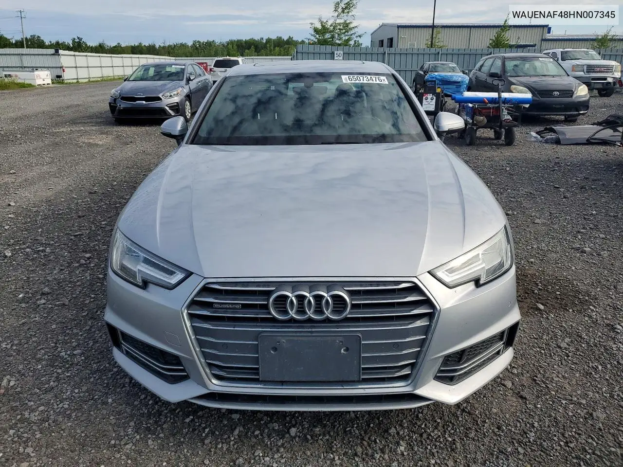 2017 AUDI A4 VIN WAUENAF48HN007345 — фото 5