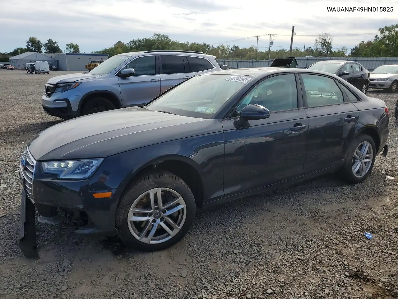 AUDI A4 2017, VIN WAUANAF49HN015825