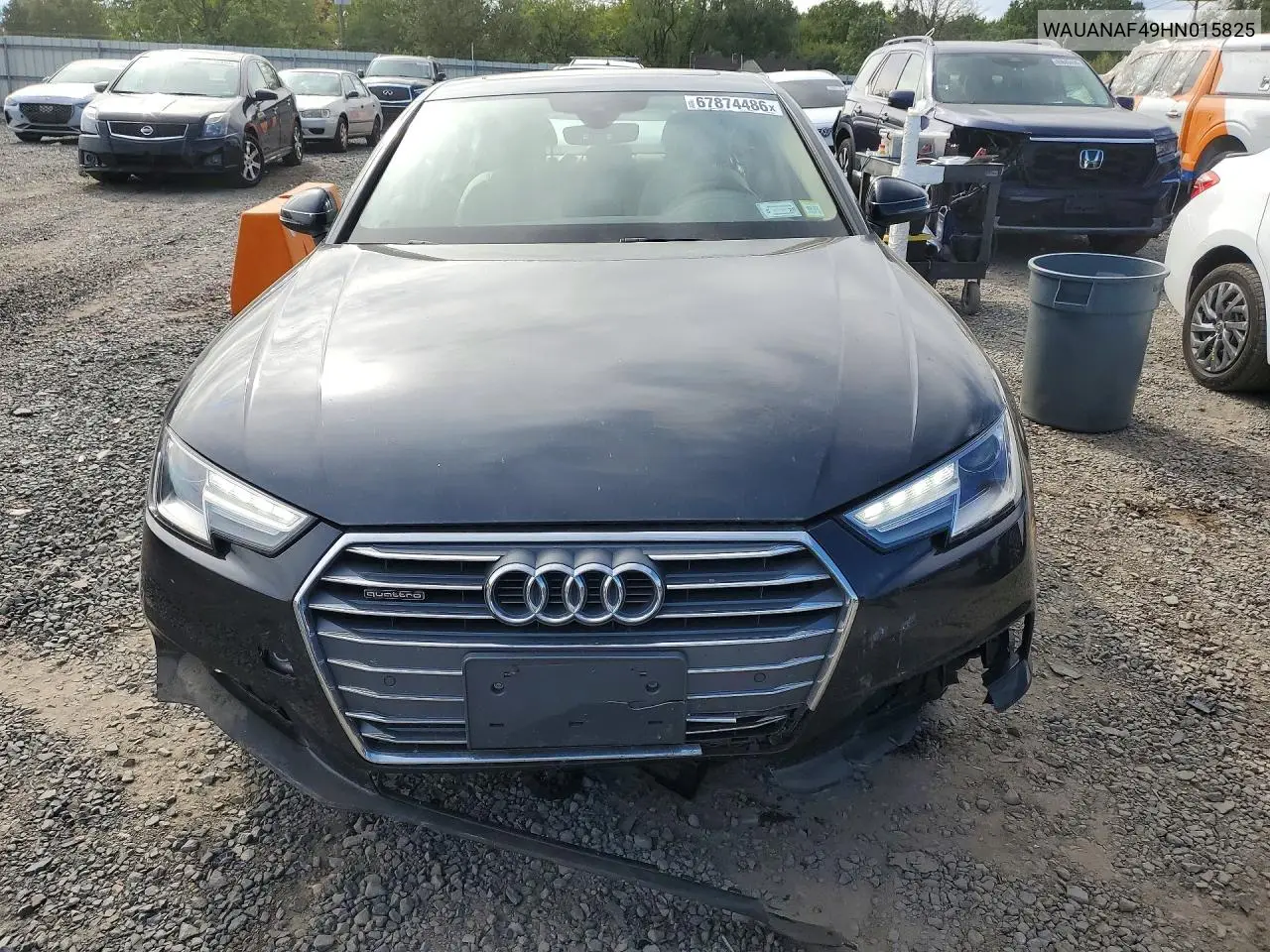 2017 AUDI A4 VIN WAUANAF49HN015825 — фото 5