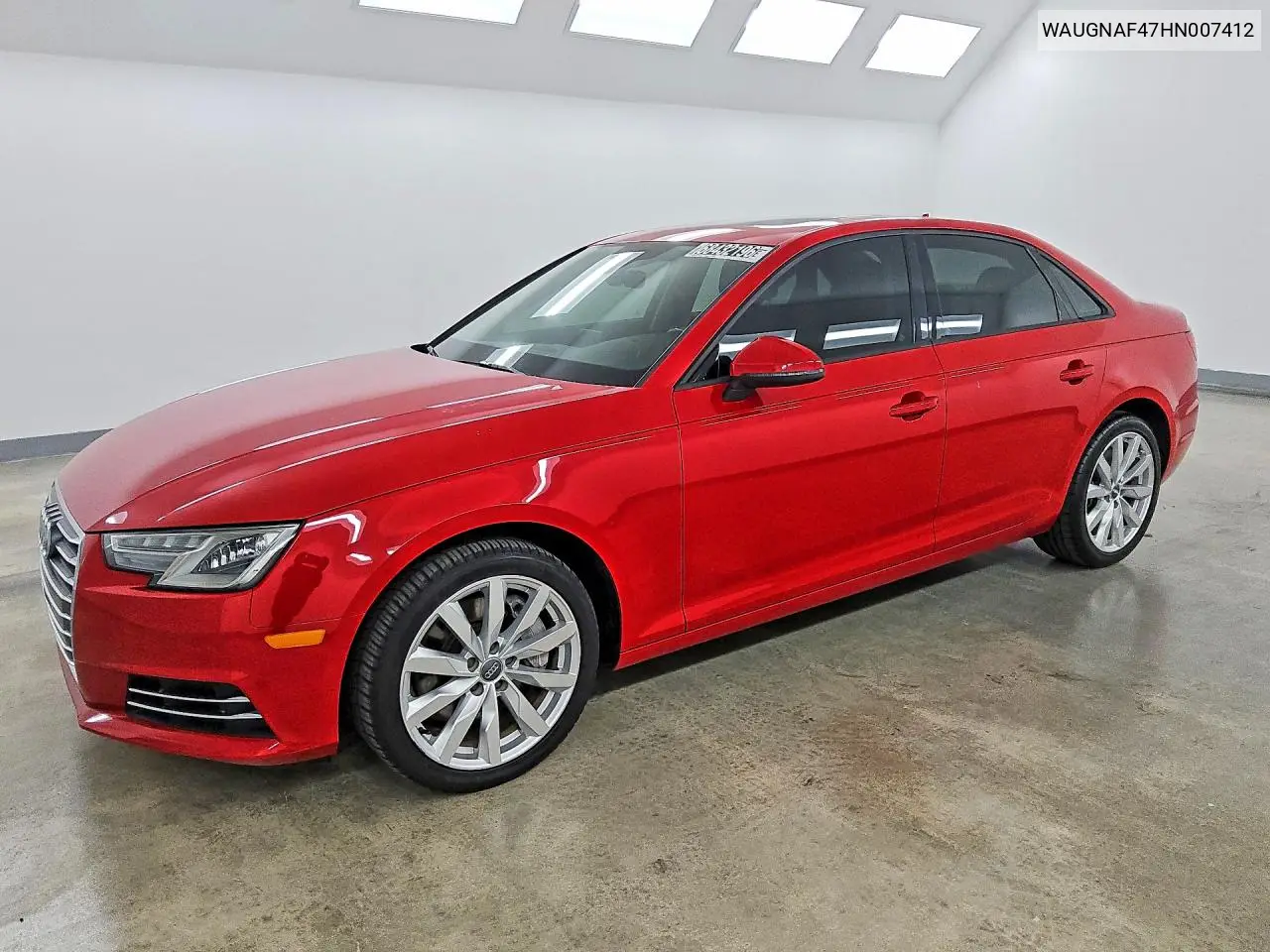AUDI A4 2017, VIN WAUGNAF47HN007412