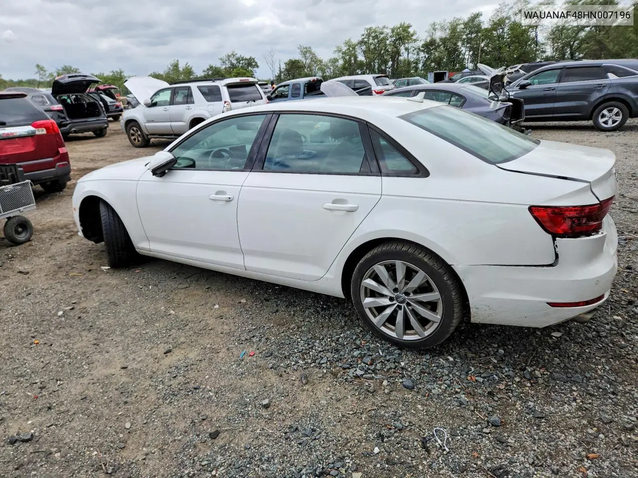 2017 AUDI A4 VIN WAUANAF48HN007196 — фото 2