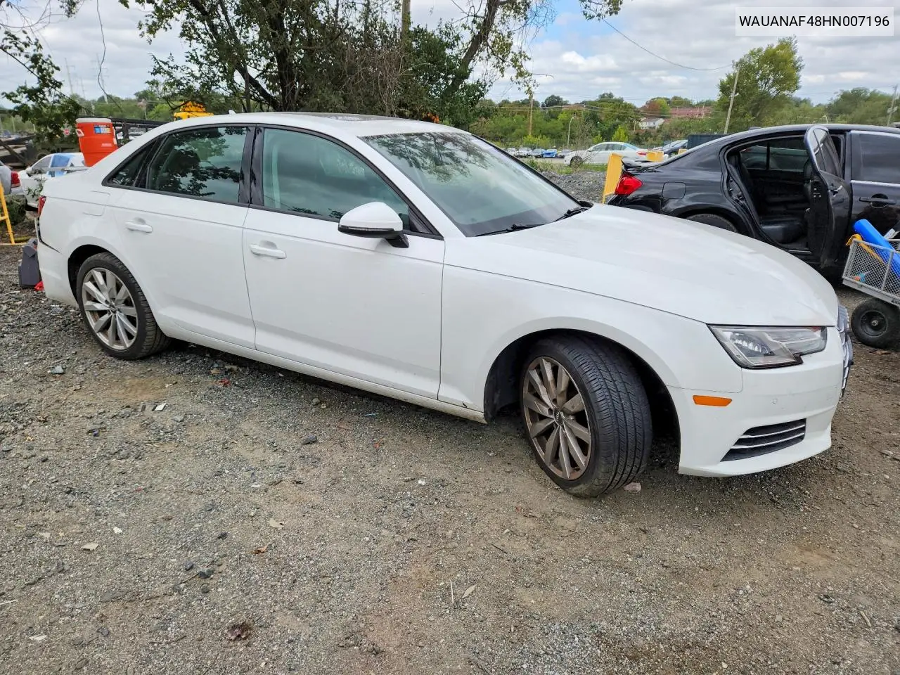 2017 AUDI A4 VIN WAUANAF48HN007196 — фото 4