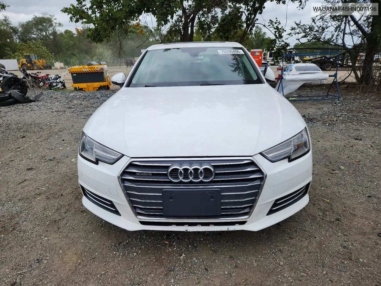 2017 AUDI A4 VIN WAUANAF48HN007196 — фото 5