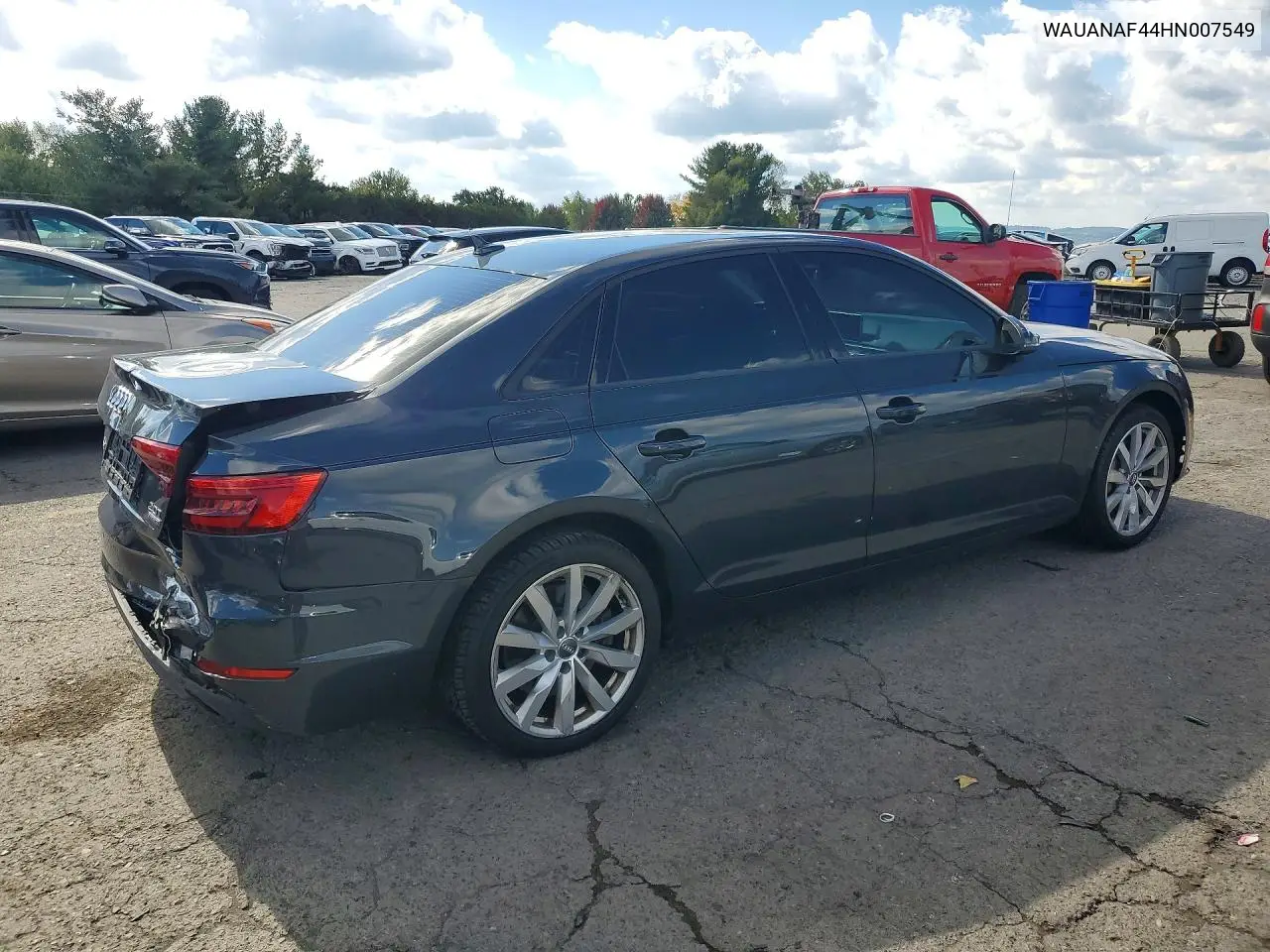 2017 AUDI A4 VIN WAUANAF44HN007549 — фото 3