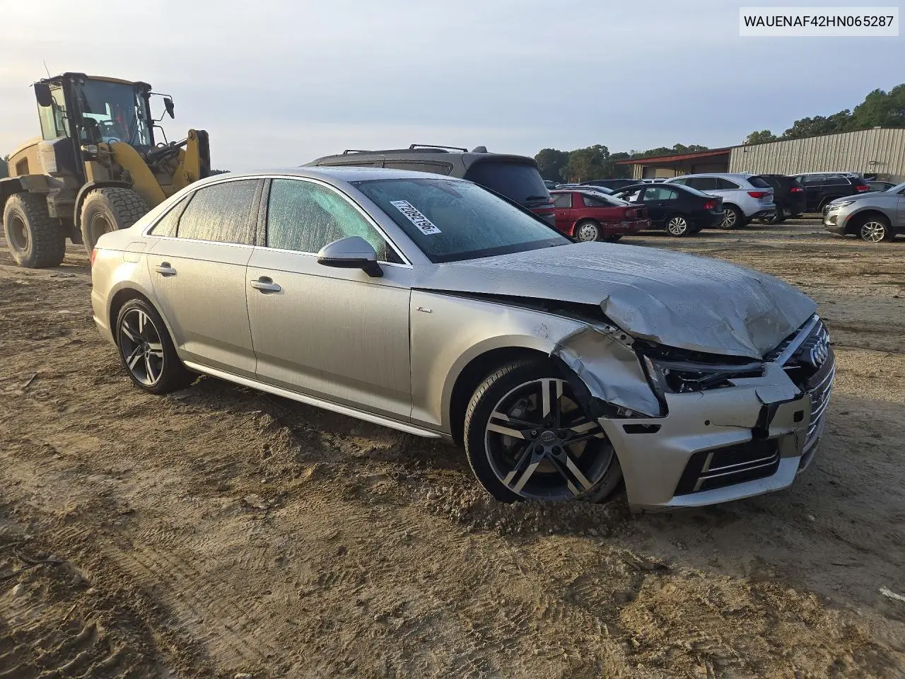 2017 AUDI A4 VIN WAUENAF42HN065287 — фото 4