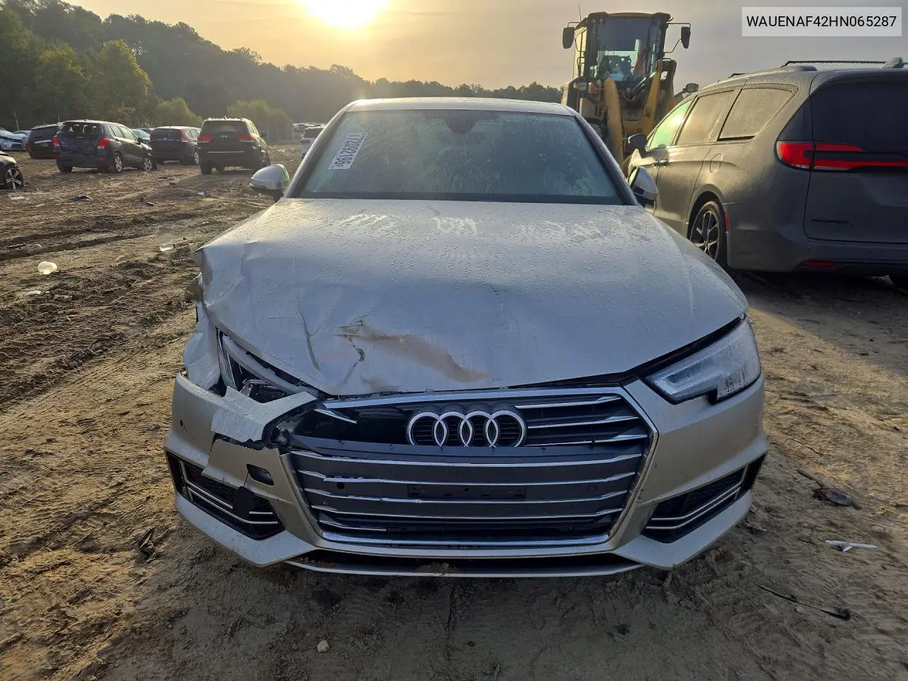 2017 AUDI A4 VIN WAUENAF42HN065287 — фото 5