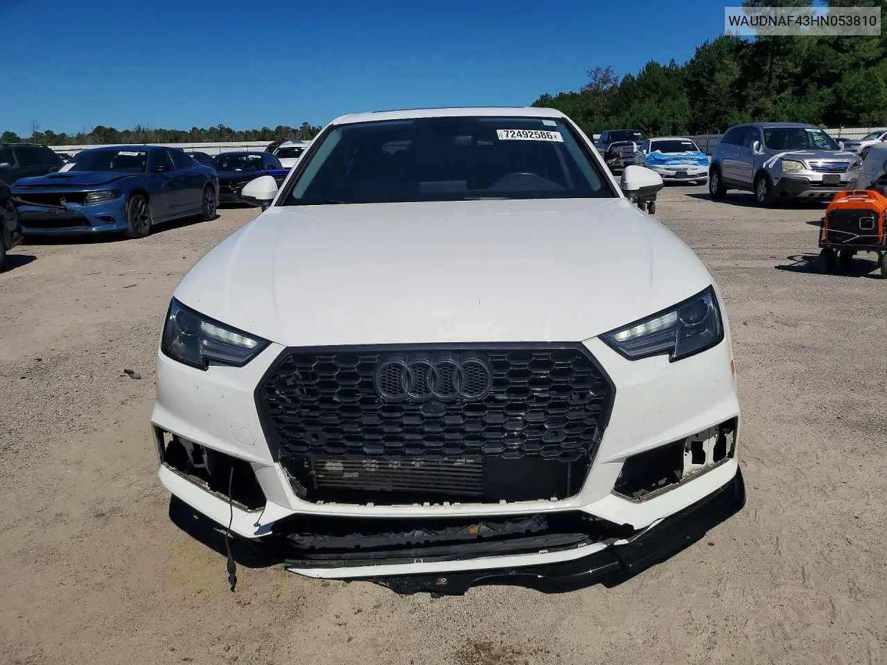 2017 AUDI A4 VIN WAUDNAF43HN053810 — фото 5