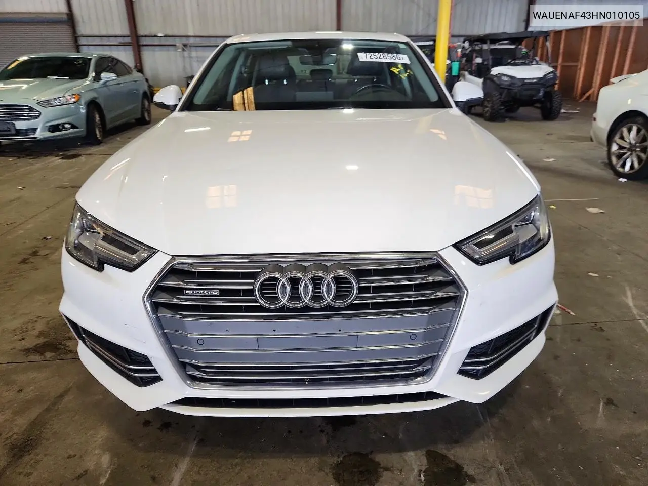 2017 AUDI A4 VIN WAUENAF43HN010105 — фото 5