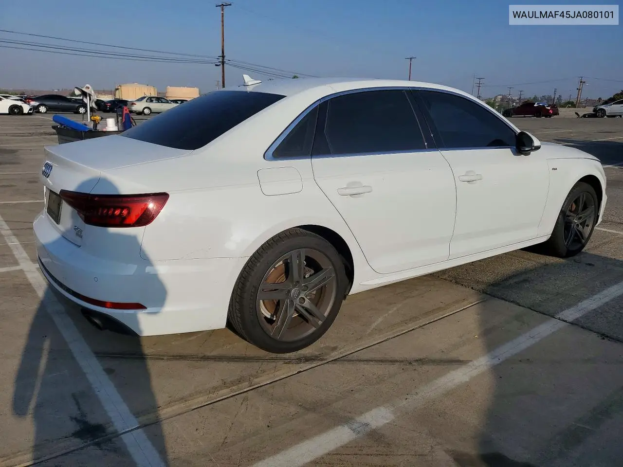 2018 AUDI A4 VIN WAULMAF45JA080101 — фото 3