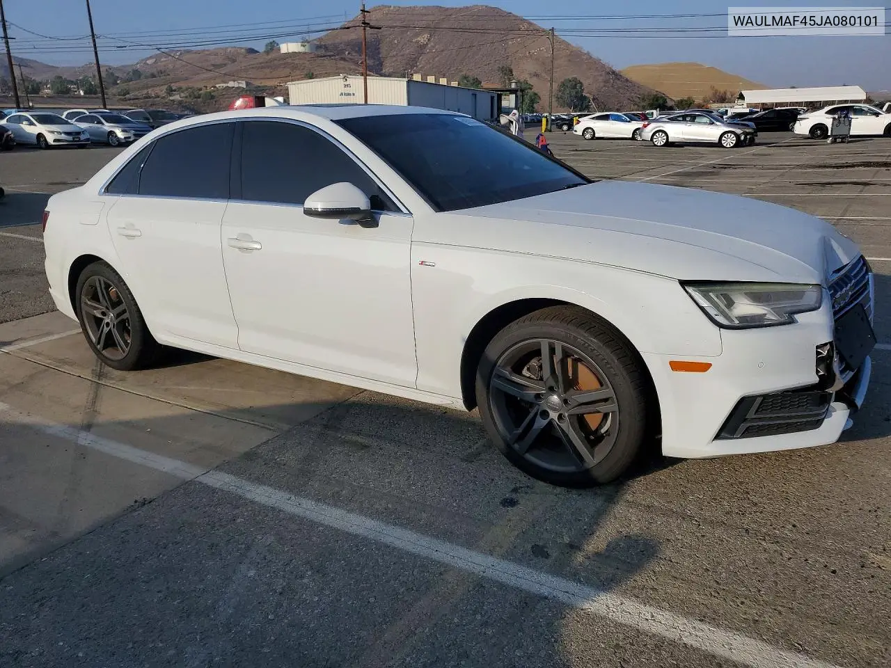 2018 AUDI A4 VIN WAULMAF45JA080101 — фото 4