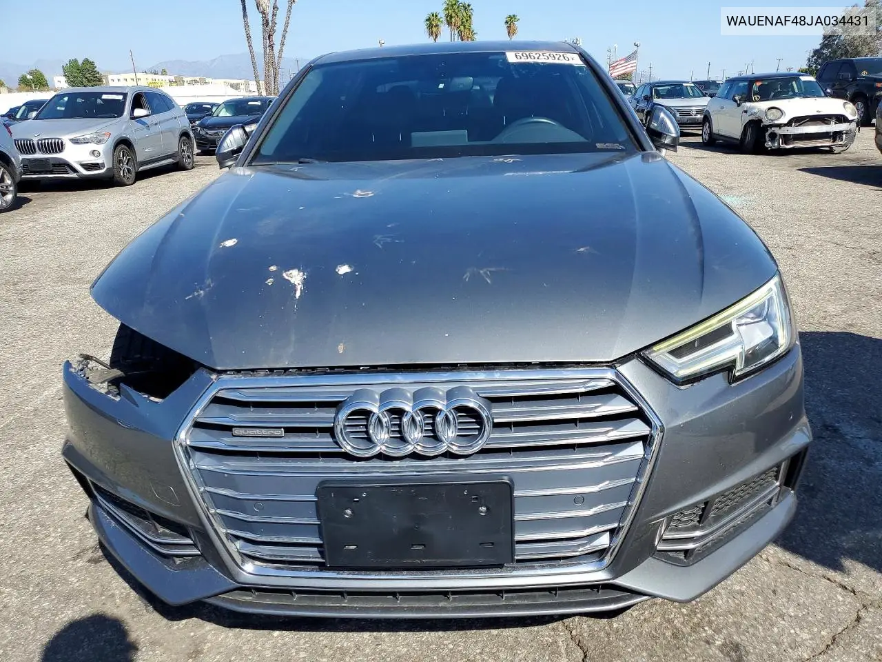 2018 AUDI A4 VIN WAUENAF48JA034431 — фото 5