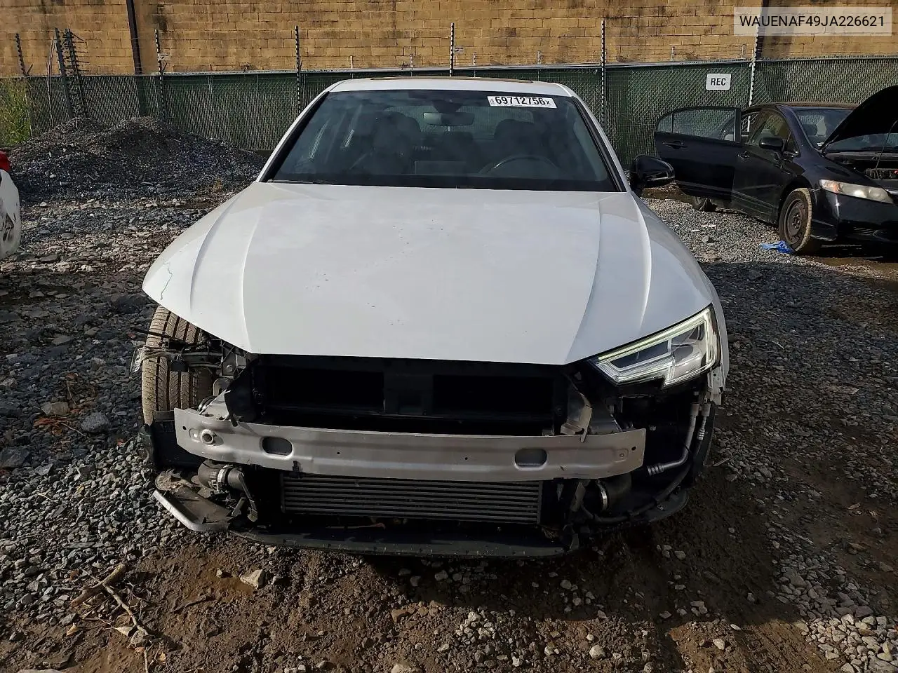2018 AUDI A4 VIN WAUENAF49JA226621 — фото 5