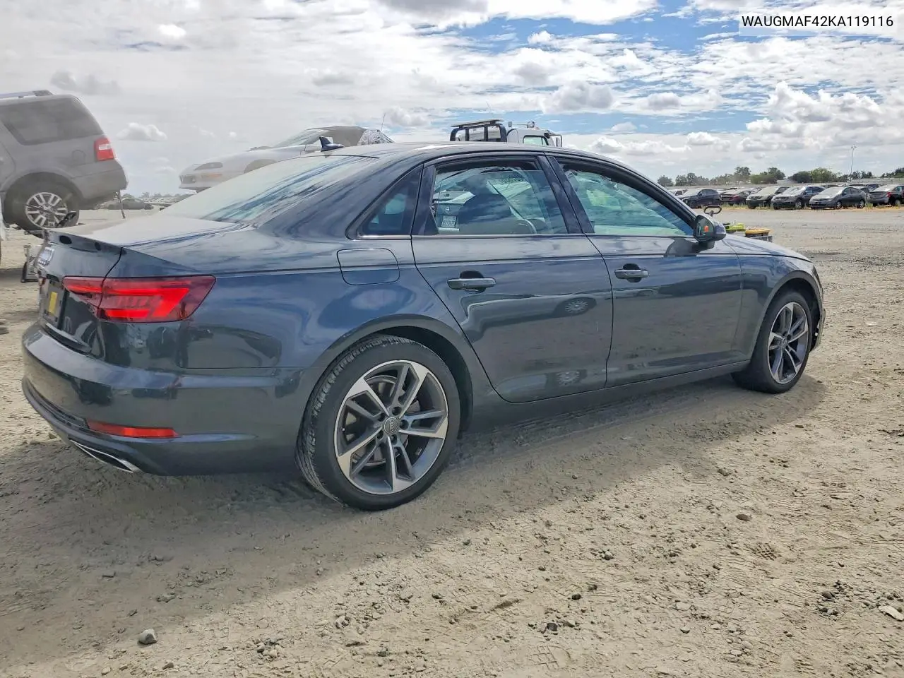 2019 AUDI A4 VIN WAUGMAF42KA119116 — фото 3