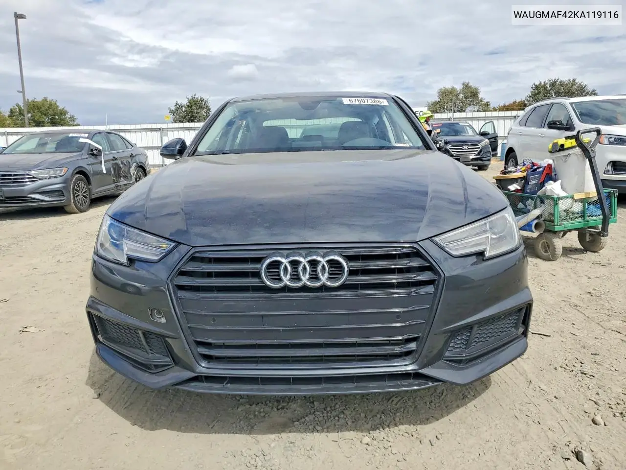 2019 AUDI A4 VIN WAUGMAF42KA119116 — фото 5