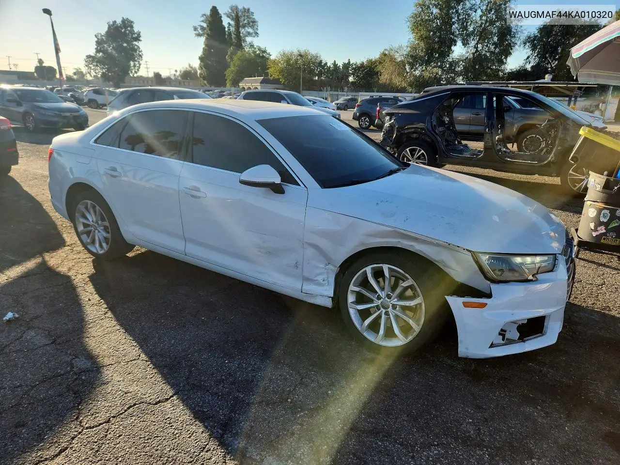 2019 AUDI A4 VIN WAUGMAF44KA010320 — фото 4