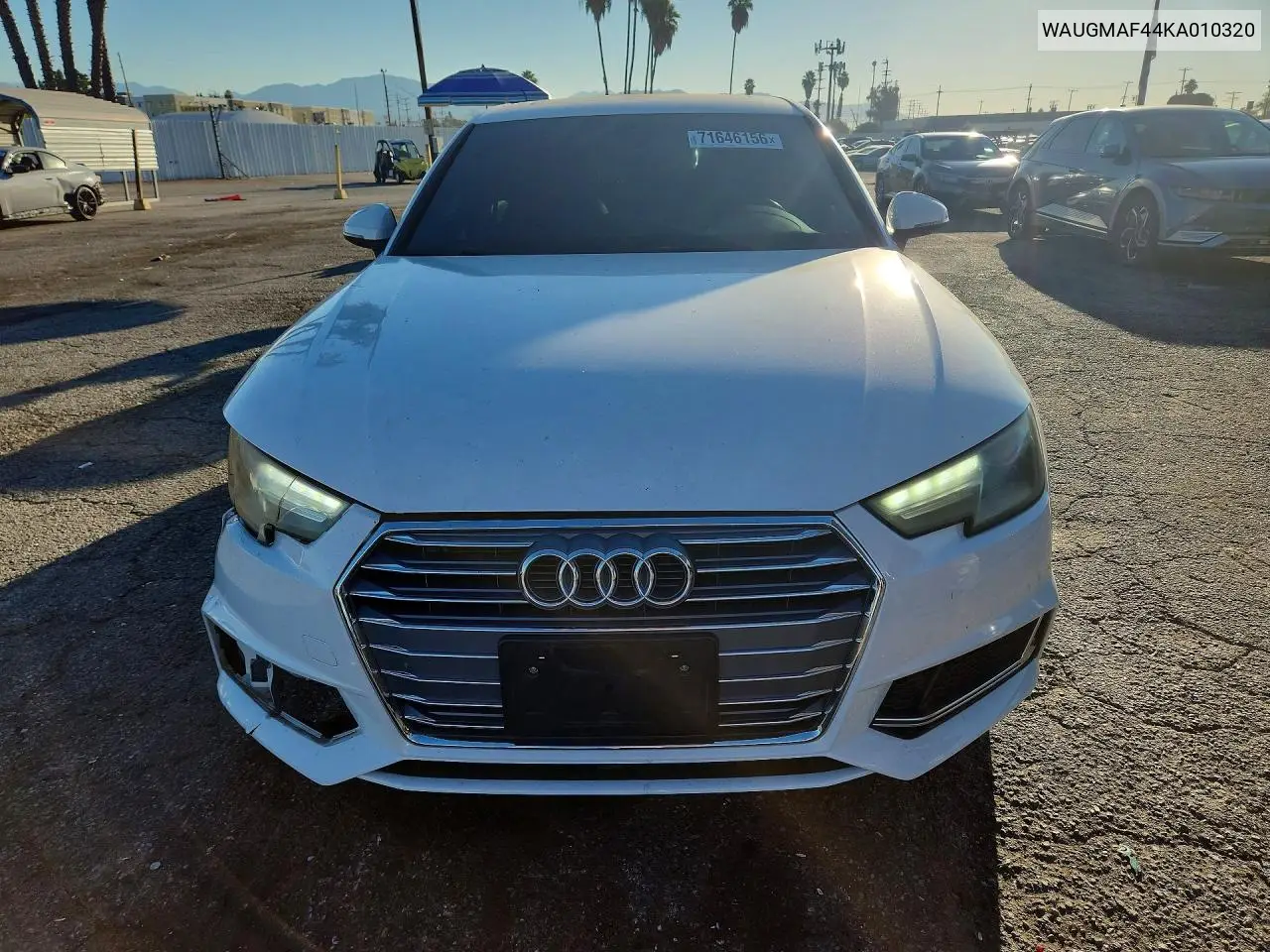 2019 AUDI A4 VIN WAUGMAF44KA010320 — фото 5