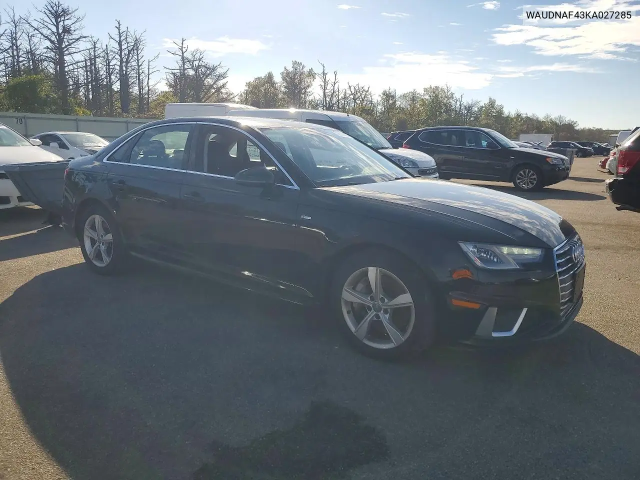 2019 AUDI A4 VIN WAUDNAF43KA027285 — фото 4