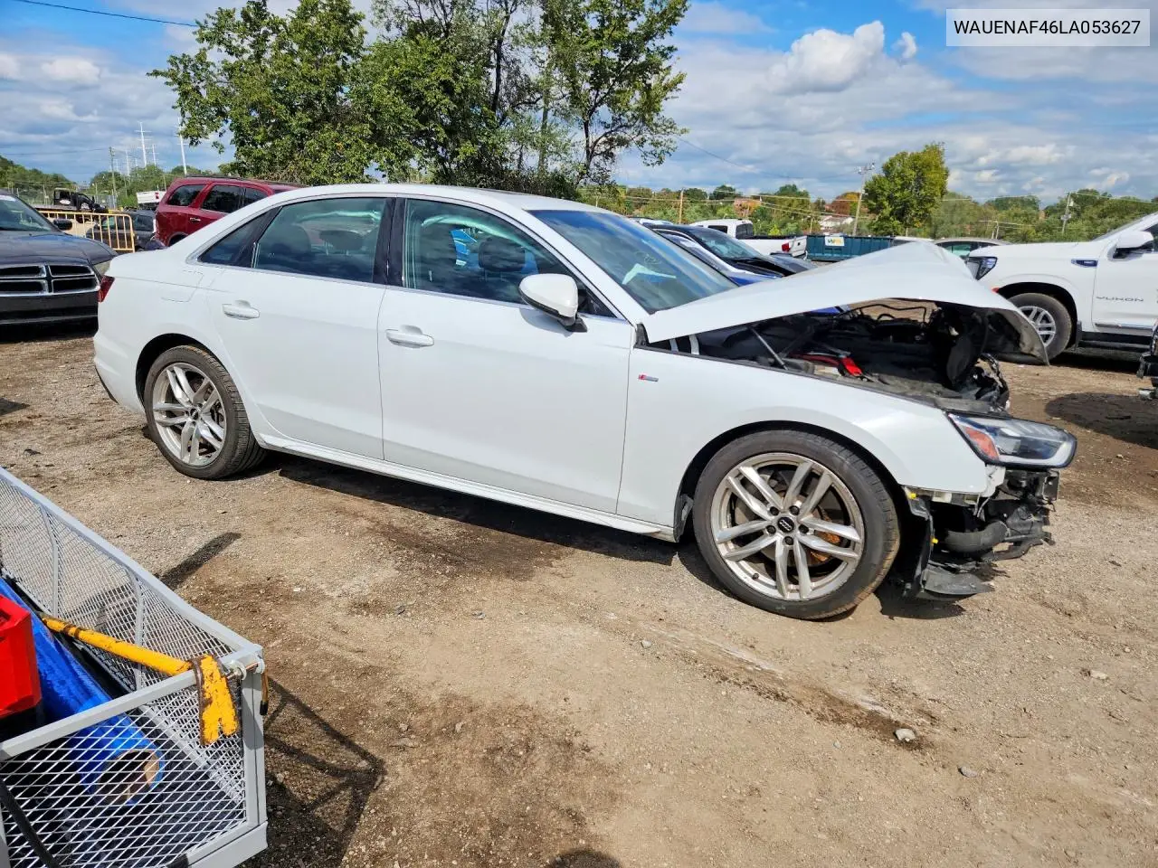2020 AUDI A4 VIN WAUENAF46LA053627 — фото 4