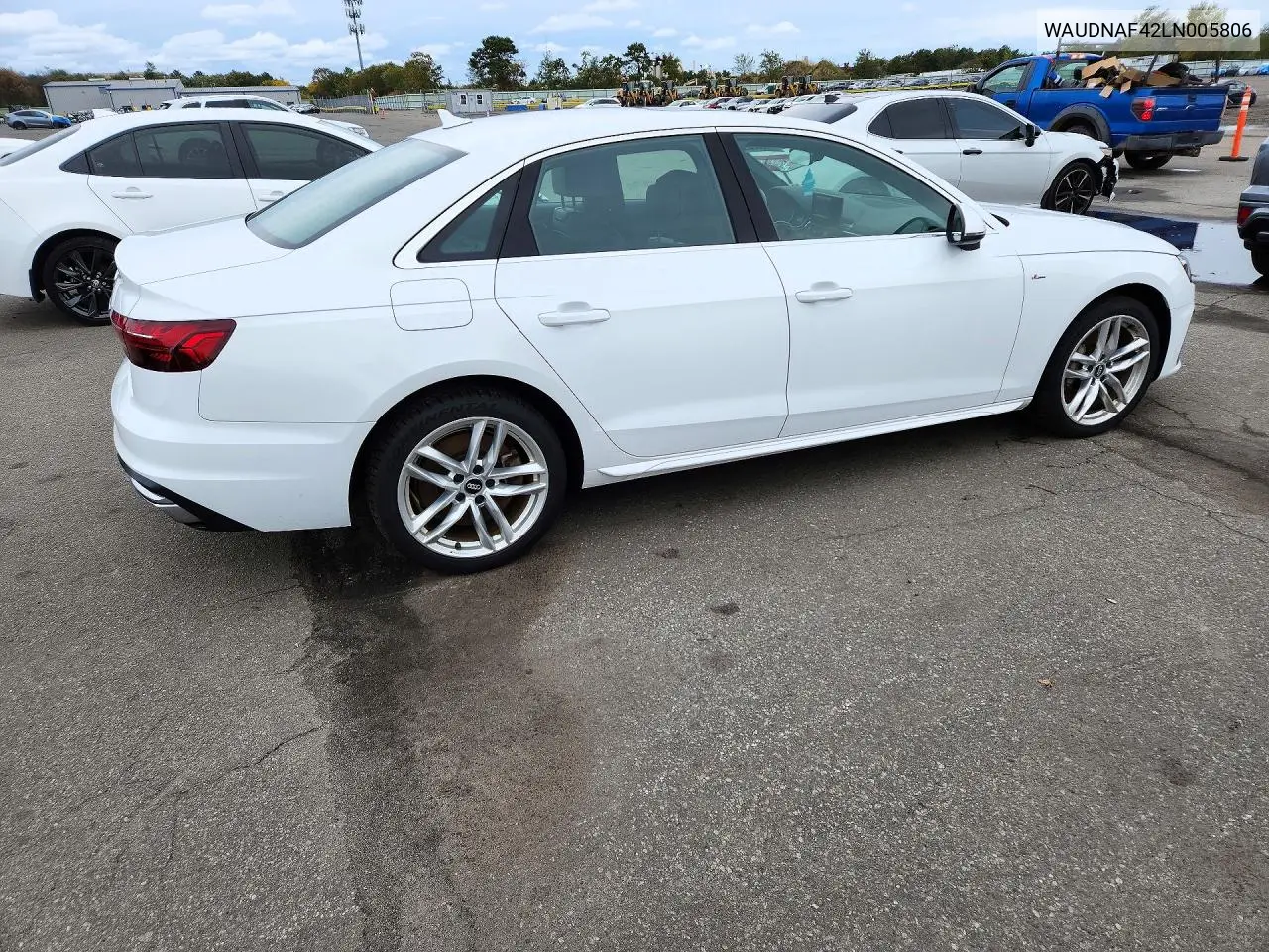 2020 AUDI A4 VIN WAUDNAF42LN005806 — фото 3