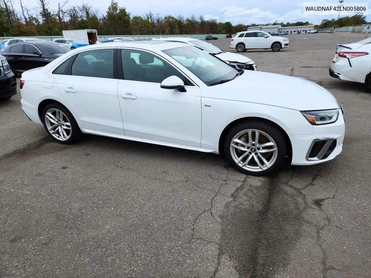 2020 AUDI A4 VIN WAUDNAF42LN005806 — фото 4