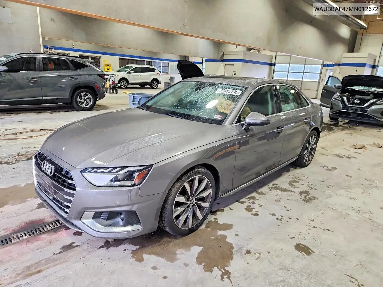 AUDI A4 2021, VIN WAUBBAF47MN012672
