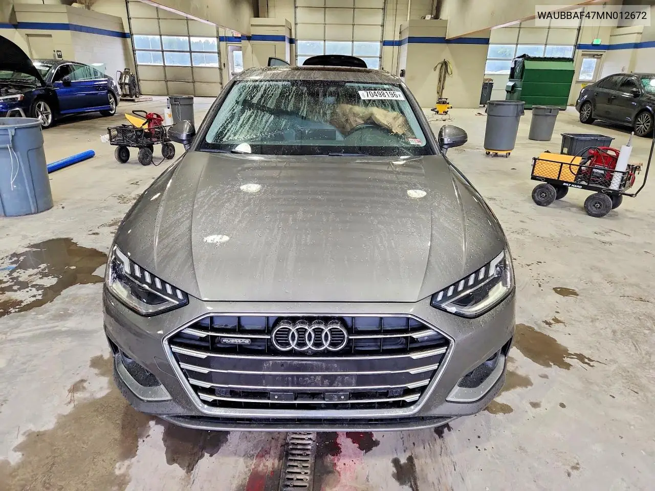 2021 AUDI A4 VIN WAUBBAF47MN012672 — фото 5