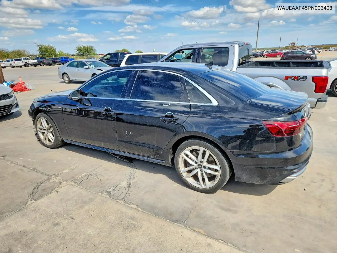 2023 AUDI A4 VIN WAUEAAF45PN003408 — фото 2