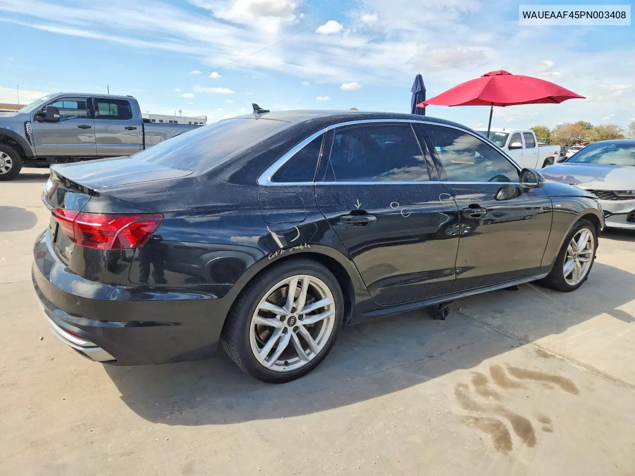 2023 AUDI A4 VIN WAUEAAF45PN003408 — фото 3