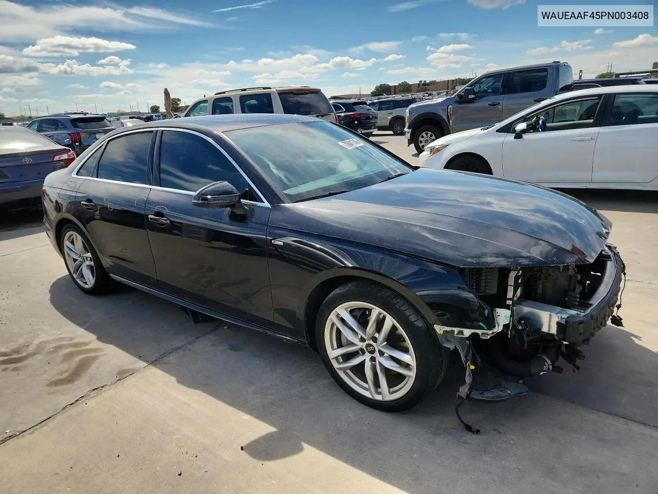 2023 AUDI A4 VIN WAUEAAF45PN003408 — фото 4