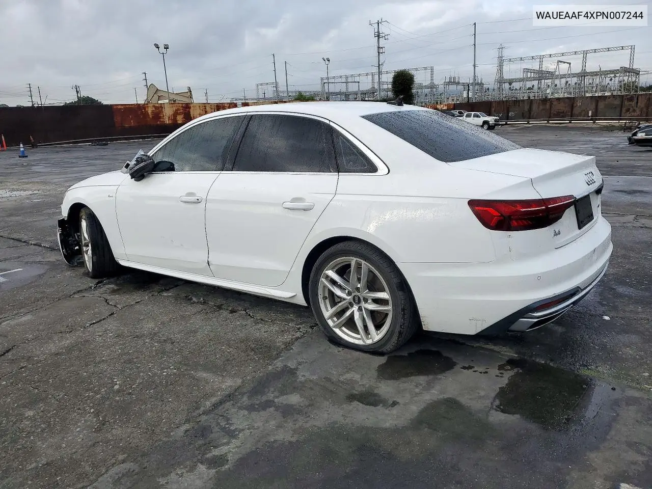2023 AUDI A4 VIN WAUEAAF4XPN007244 — фото 2