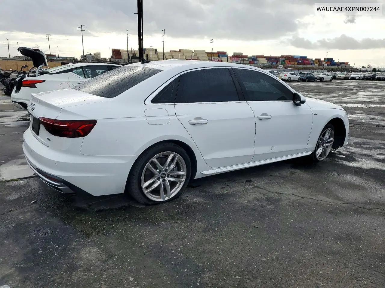 2023 AUDI A4 VIN WAUEAAF4XPN007244 — фото 3