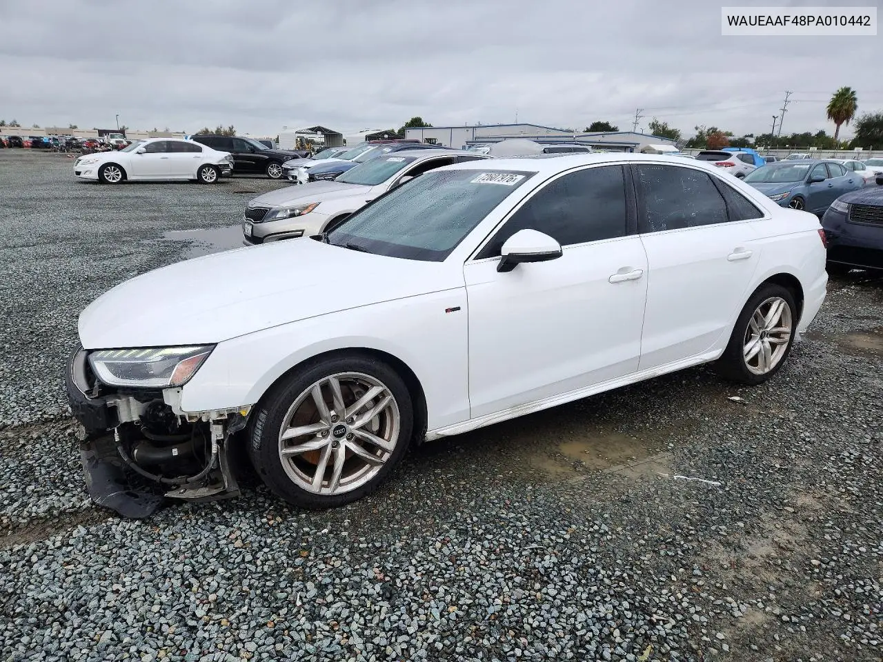 AUDI A4 2023, VIN WAUEAAF48PA010442