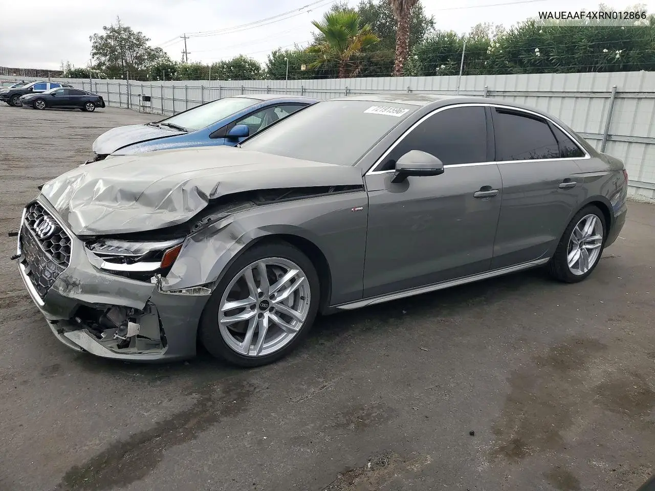 AUDI A4 2024, VIN WAUEAAF4XRN012866