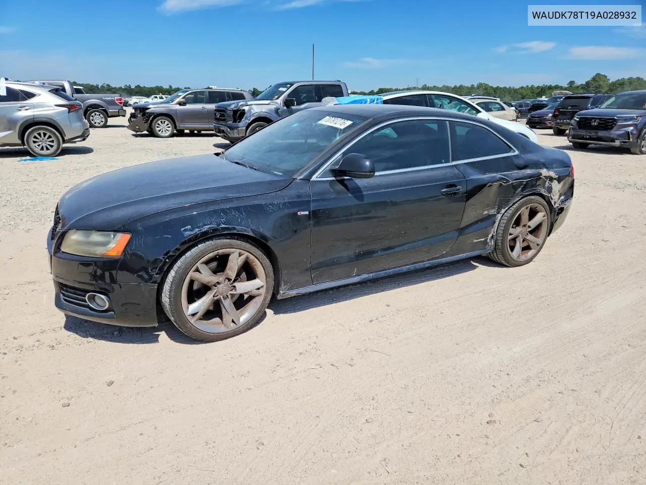AUDI A5 2009, VIN WAUDK78T19A028932