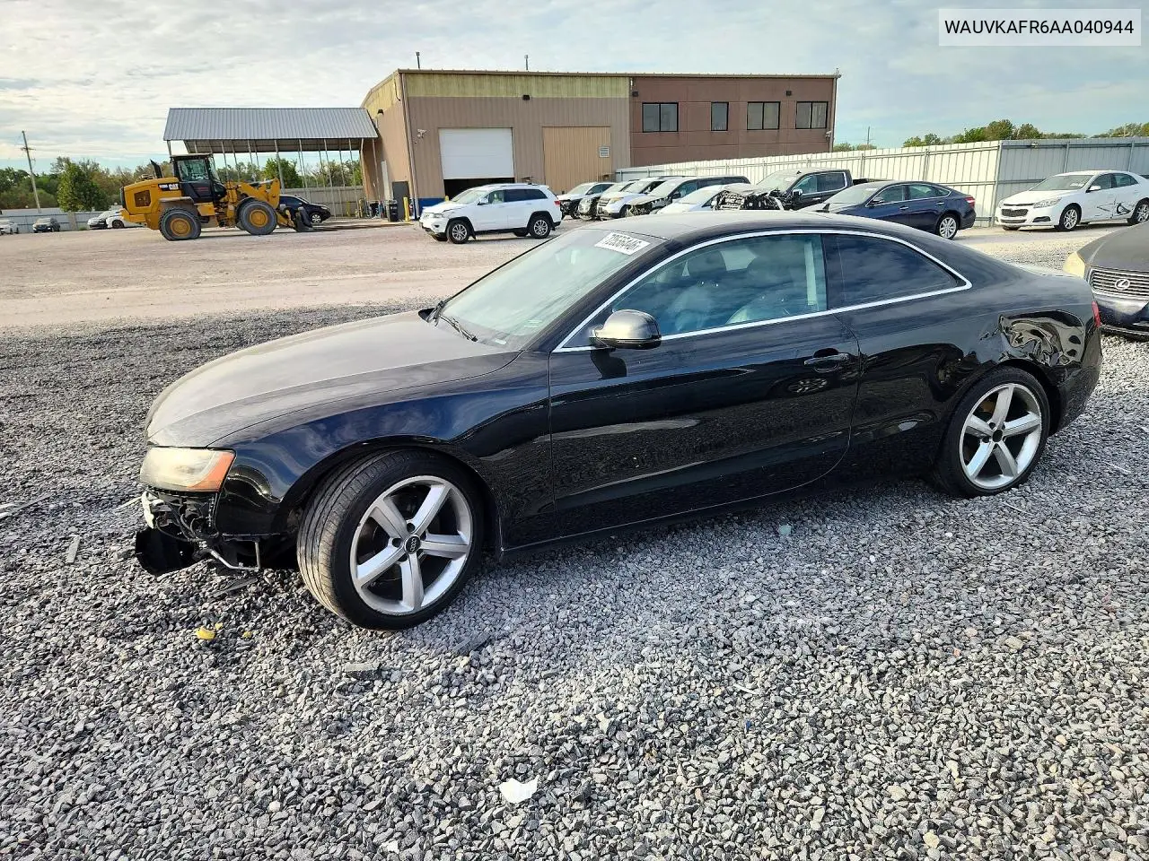 AUDI A5 2010, VIN WAUVKAFR6AA040944