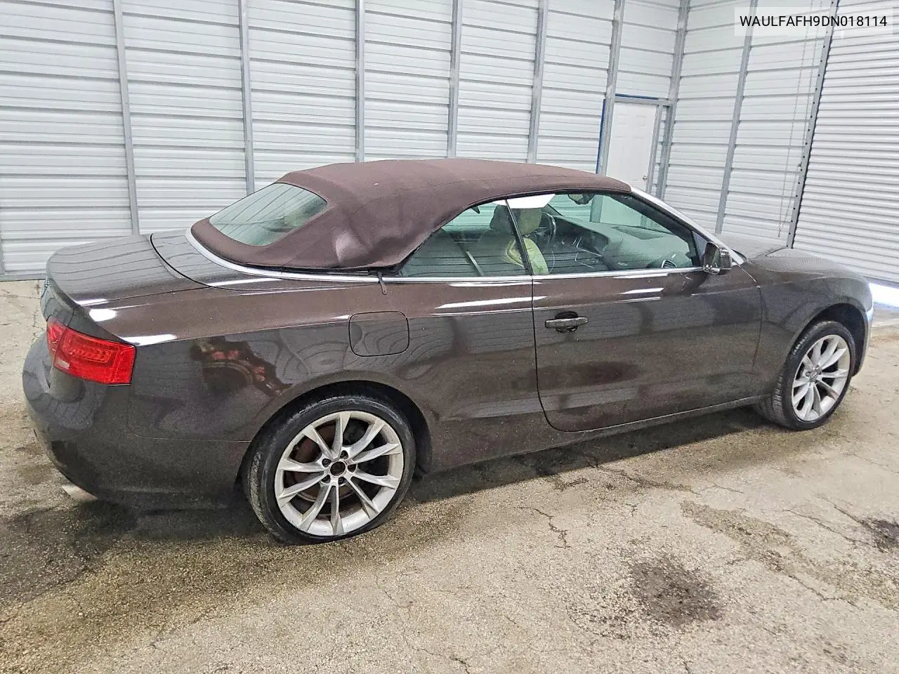 2013 AUDI A5 VIN WAULFAFH9DN018114 — фото 3