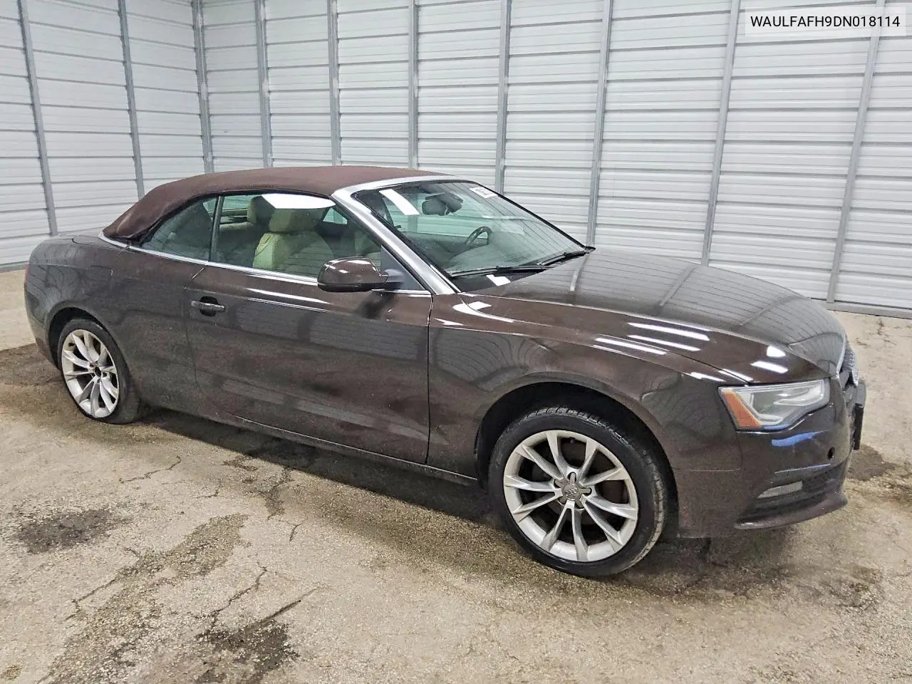 2013 AUDI A5 VIN WAULFAFH9DN018114 — фото 4