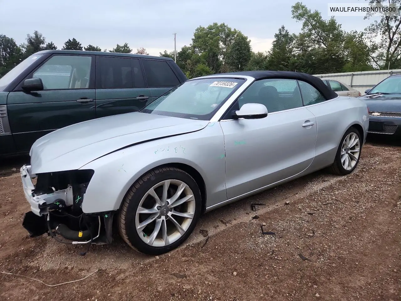 AUDI A5 2013, VIN WAULFAFH8DN010800