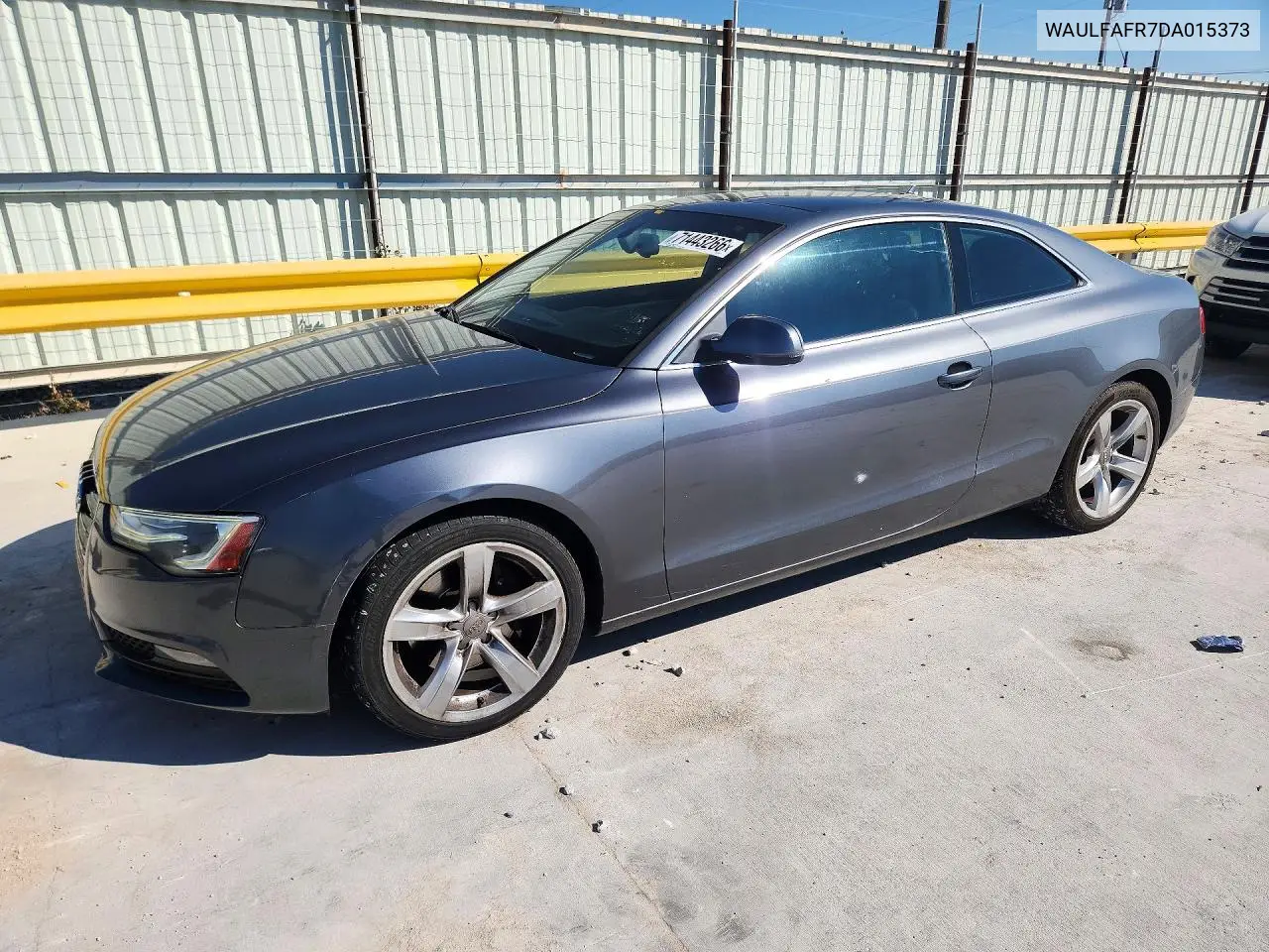 AUDI A5 2013, VIN WAULFAFR7DA015373