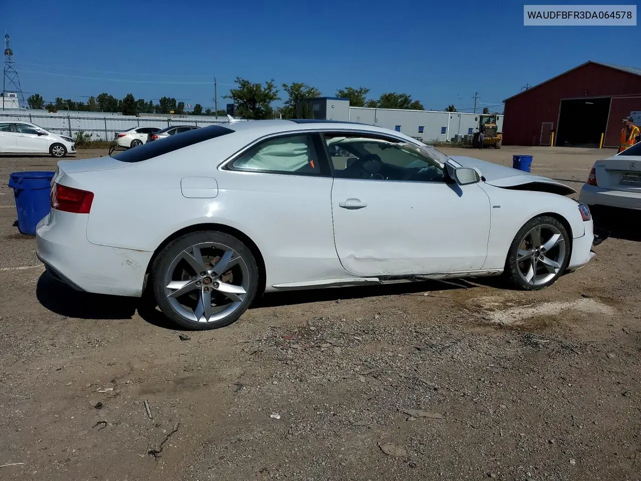 2013 AUDI A5 VIN WAUDFBFR3DA064578 — фото 3