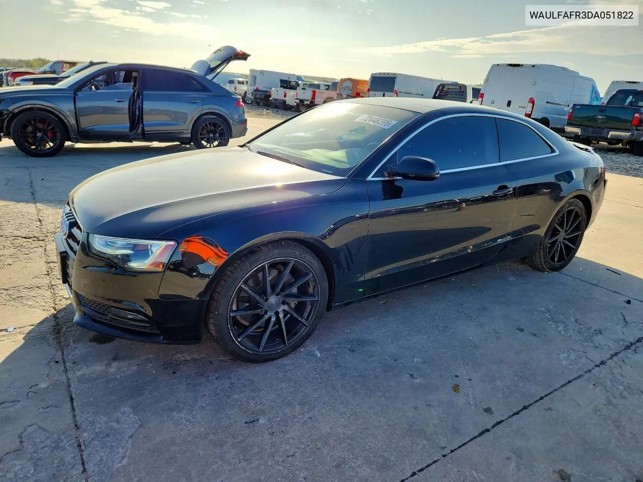 AUDI A5 2013, VIN WAULFAFR3DA051822