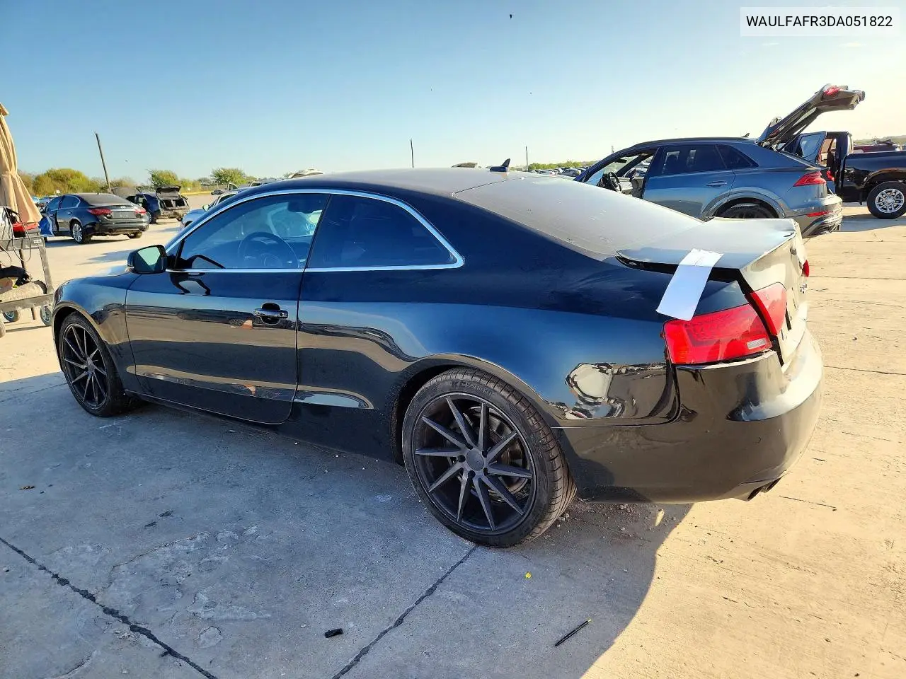2013 AUDI A5 VIN WAULFAFR3DA051822 — фото 2
