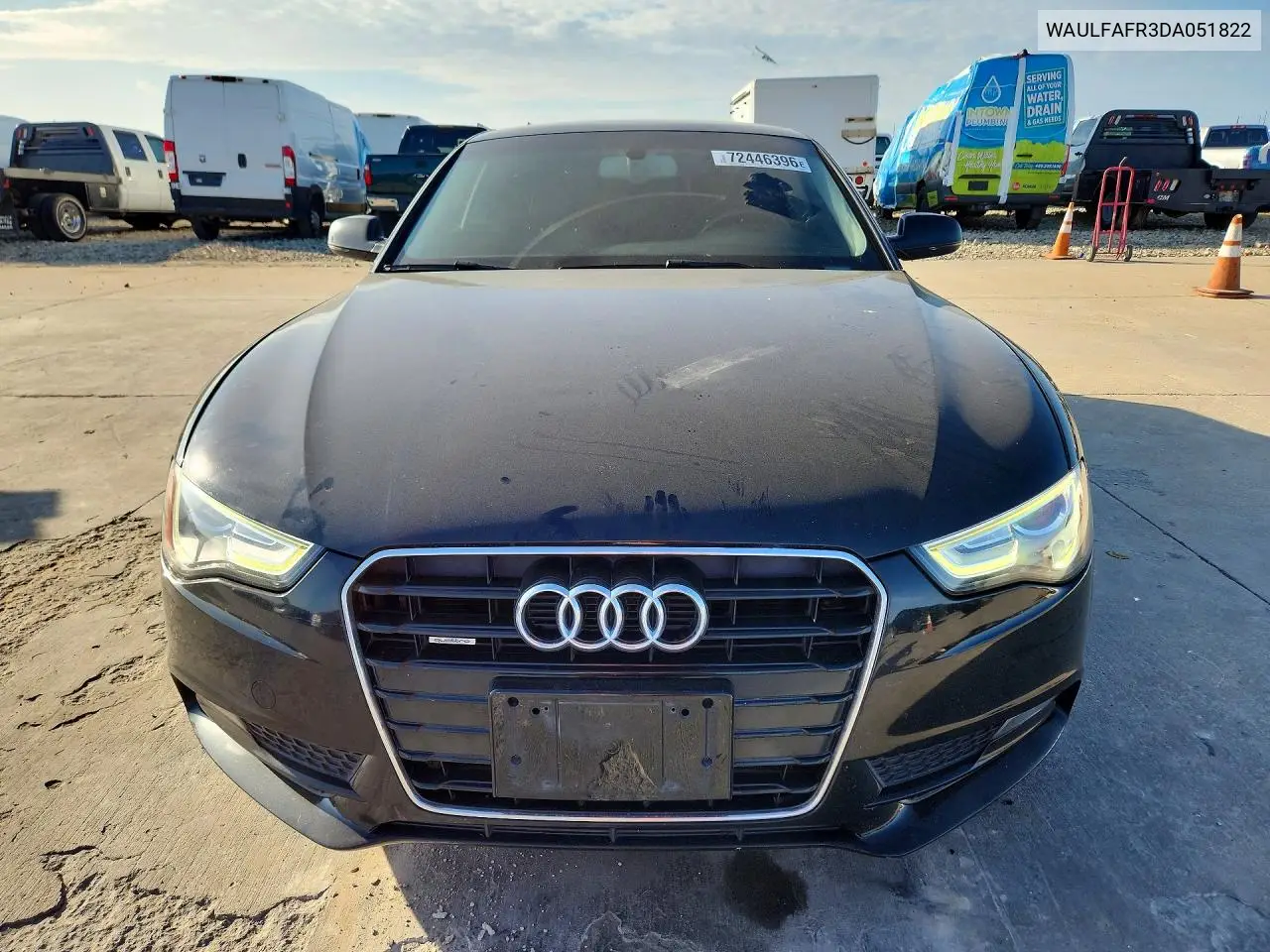 2013 AUDI A5 VIN WAULFAFR3DA051822 — фото 5