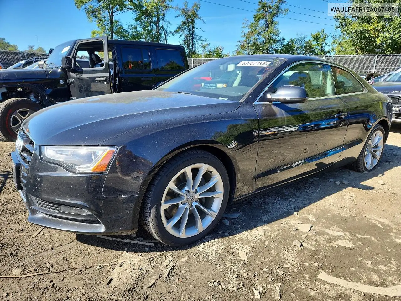 AUDI A5 2014, VIN WAULFAFR1EA067485
