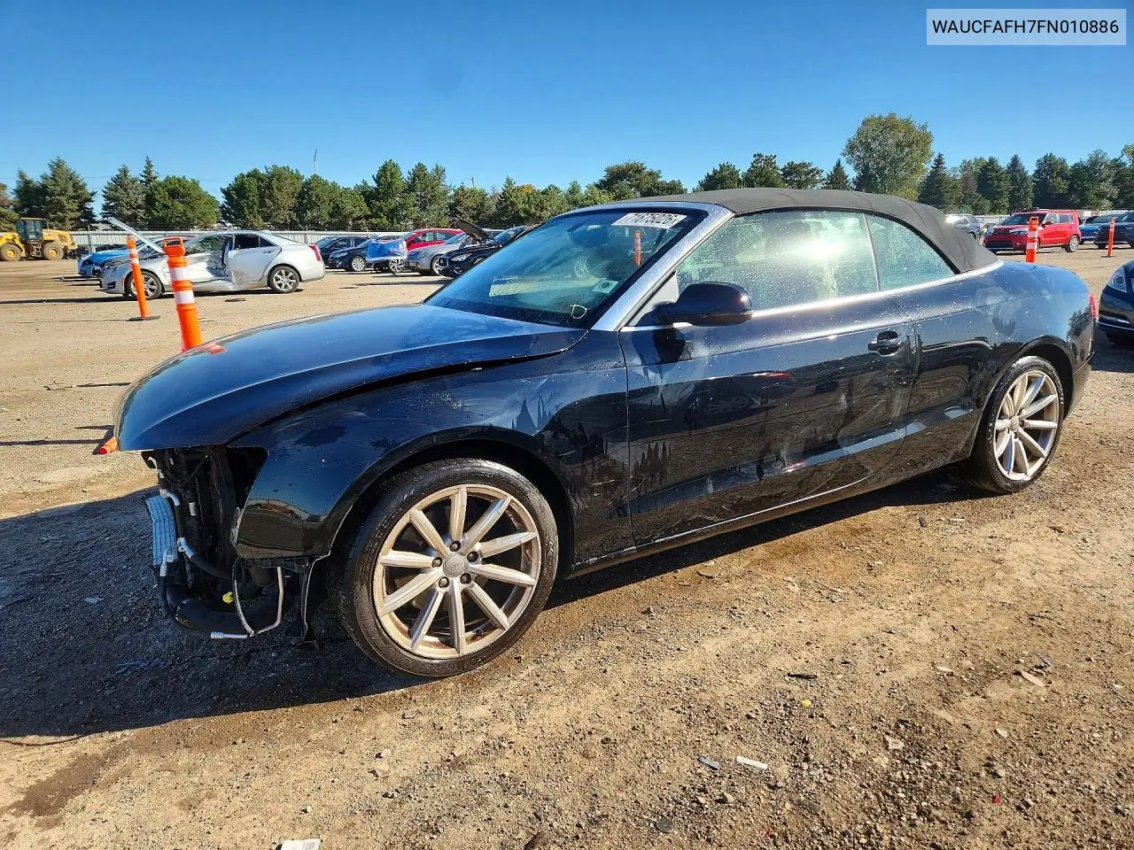 AUDI A5 2015, VIN WAUCFAFH7FN010886