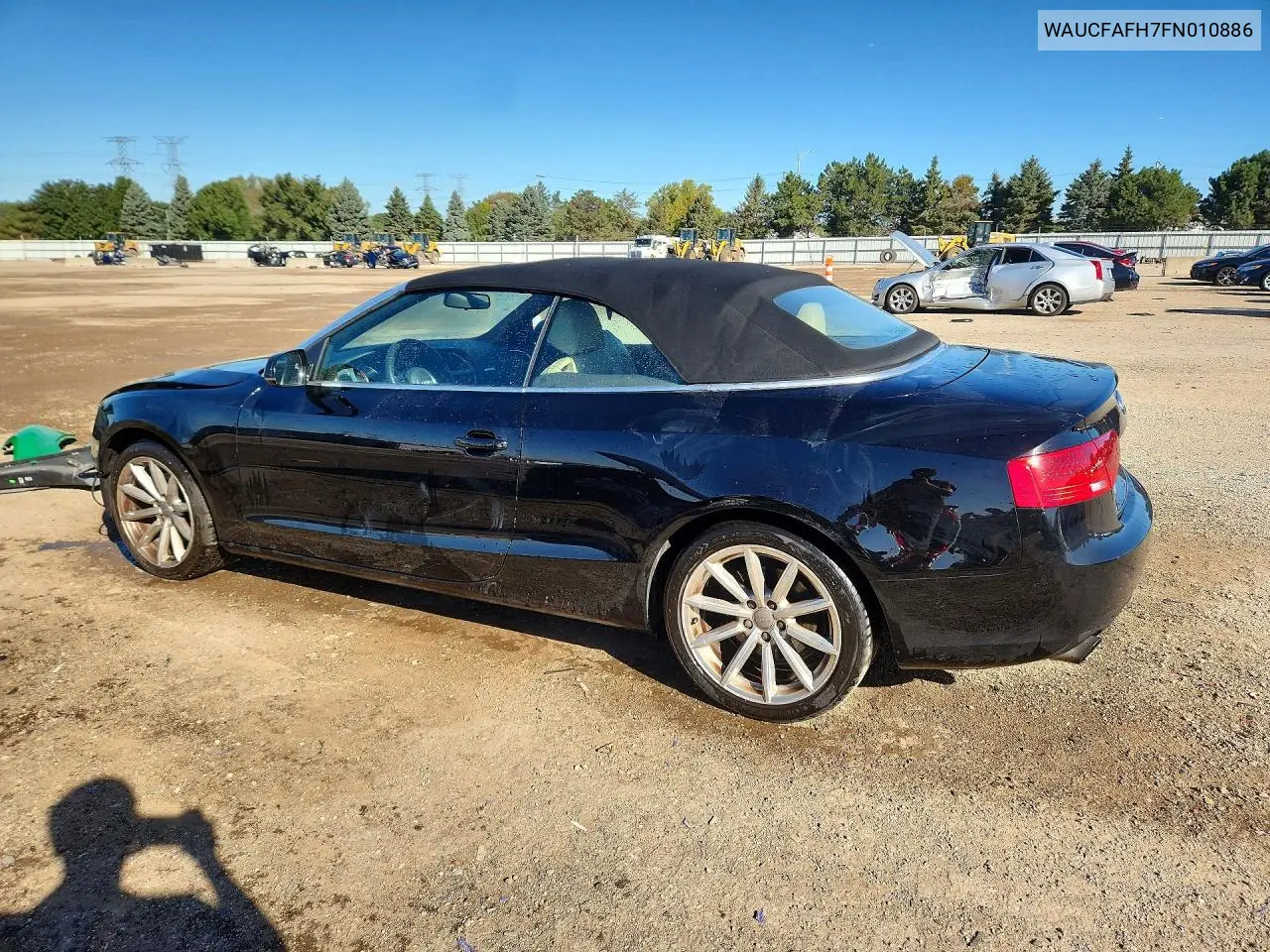 2015 AUDI A5 VIN WAUCFAFH7FN010886 — фото 2
