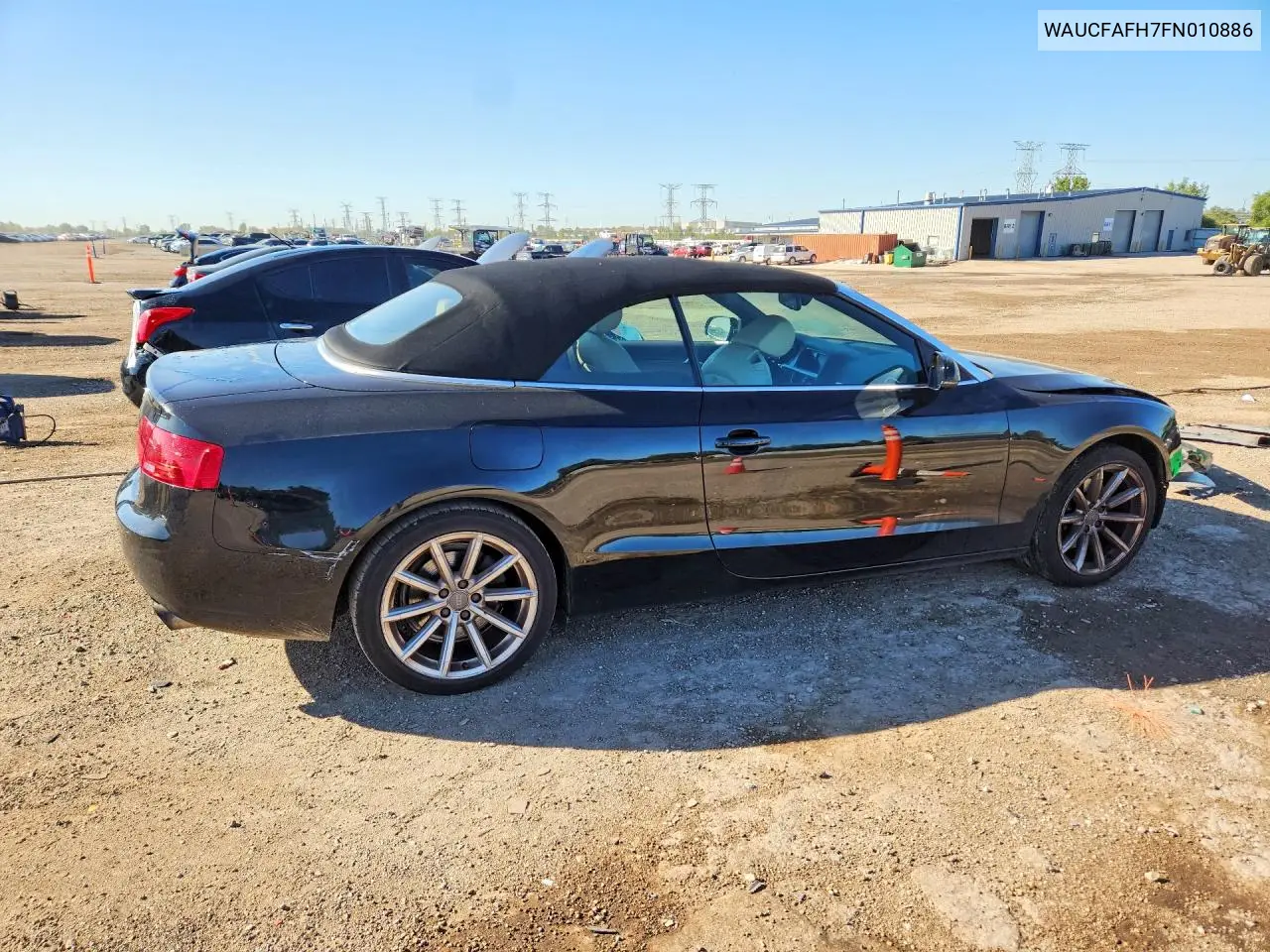 2015 AUDI A5 VIN WAUCFAFH7FN010886 — фото 3