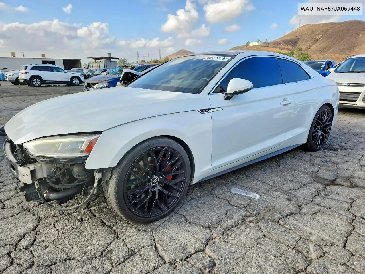 AUDI A5 2018, VIN WAUTNAF57JA059448
