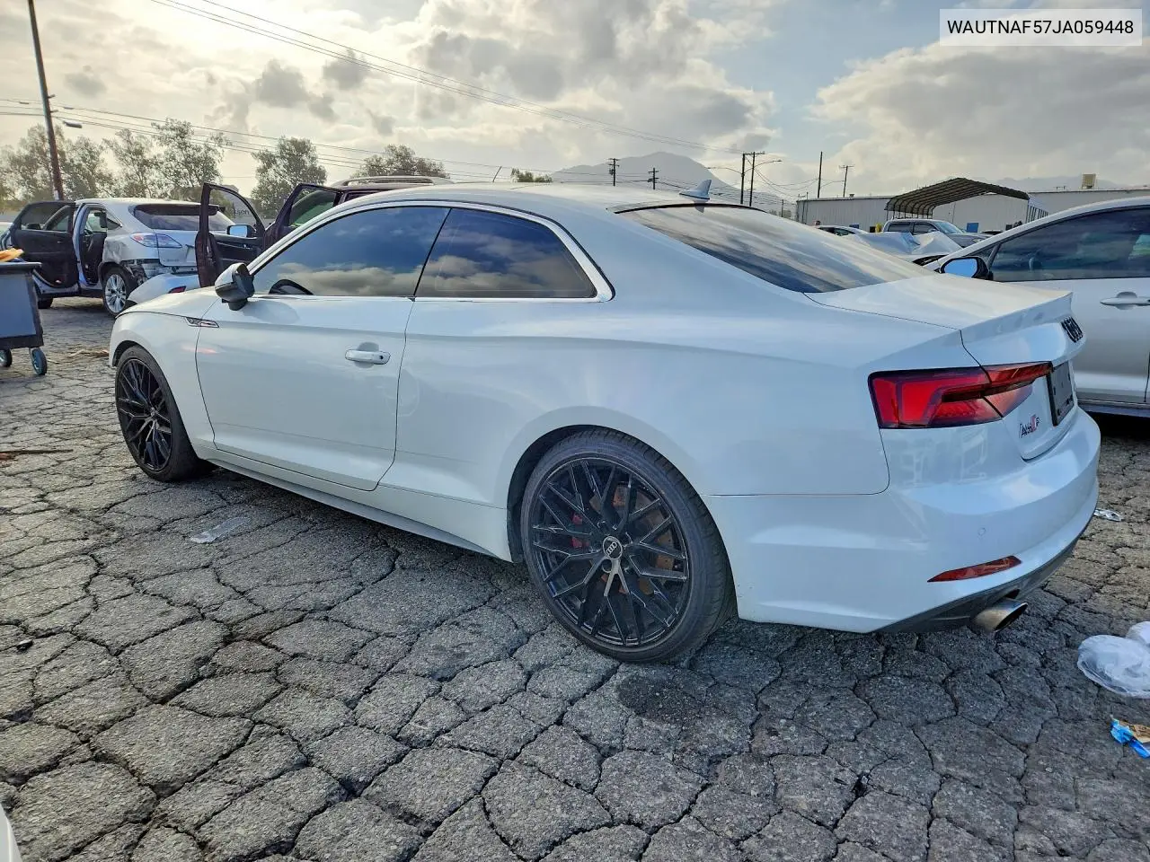 2018 AUDI A5 VIN WAUTNAF57JA059448 — фото 2