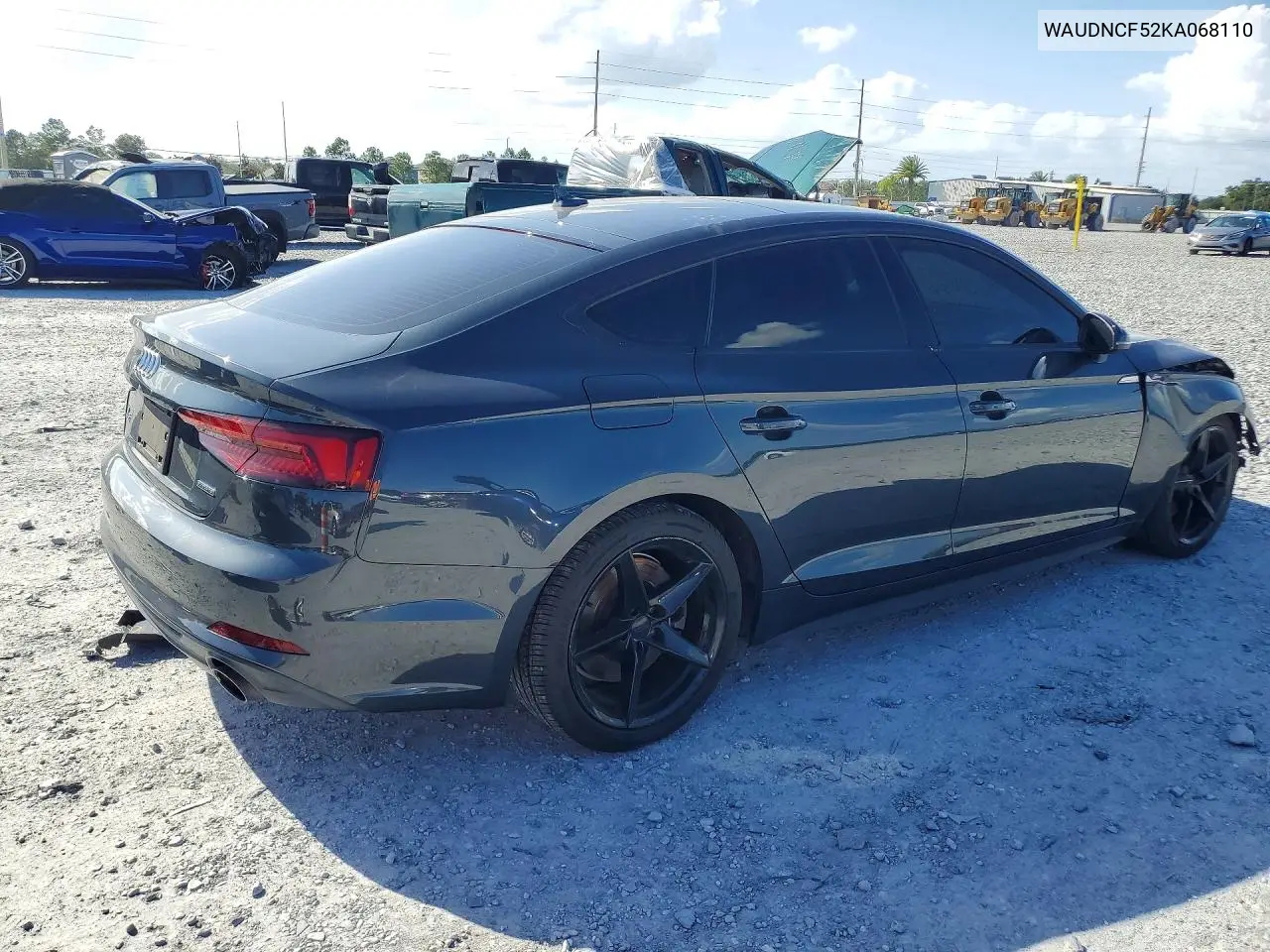 2019 AUDI A5 VIN WAUDNCF52KA068110 — фото 3